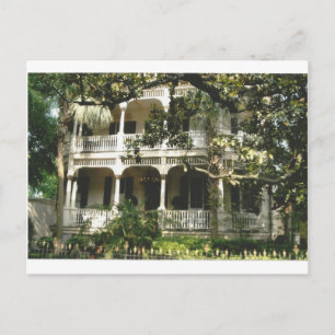 Herrenhaus in texas port arkansas postkarte