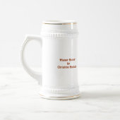 "Herrenhaus" Stein Bierglas (Links)