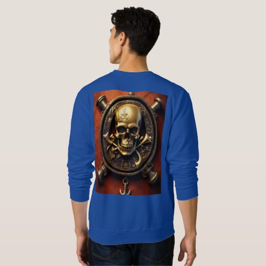 Herrenhemd Sweatshirt (Schwarz voll)