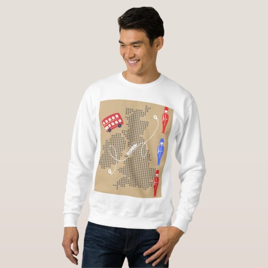 Herrenhemd Sweatshirt (Vorne ganz)