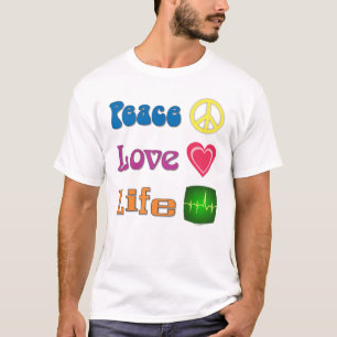 Herrenhemden, die das Leben feiern. T-Shirt