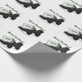 Herrenjunge Eis-Skate-Paket Weihnachtsfeier Geschenkpapier (Ecke)