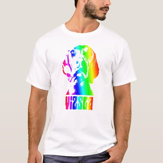HerrenMagyar Vizsla T-Shirt "Vizlsa retro 70´s" (Vorderseite)