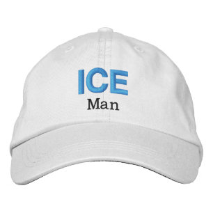 Herrenmode Lustiger Golf Novelty ICE MAN Bestickte Baseballkappe