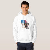 Herrenpatriotischer Hoodie (Vorne ganz)