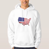 Herrenpatriotischer Hoodie (Vorderseite)