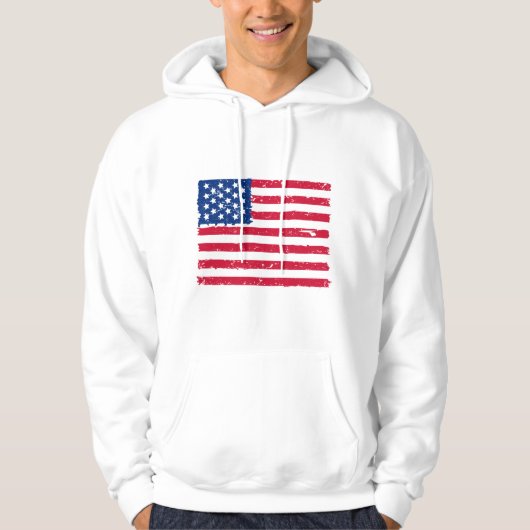 Herrenpatriotischer Hoodie (Vorderseite)