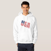 Herrenpatriotischer Hoodie (Vorne ganz)