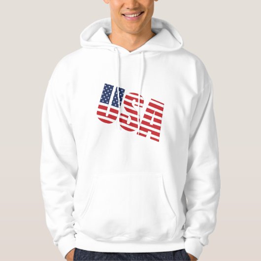 Herrenpatriotischer Hoodie (Vorderseite)