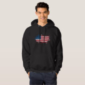 Herrenpatriotischer Hoodie (Vorne ganz)