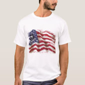 Herrenpatriotischer T - Shirt (Vorderseite)