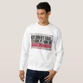 Herrenpullover – Lustiger Spruch Sweatshirt (Vorne ganz)