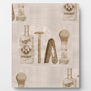 Herrenrasur Fotoplatte