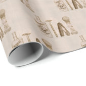 Herrenrasur Geschenkpapier (Rolleneckpunkt)