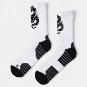 Herrensocken mit Drachenmotiv Socken (Links)