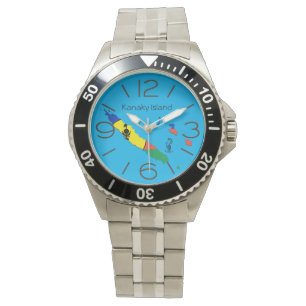 Herrenuhr. Cagou-Stil Armbanduhr