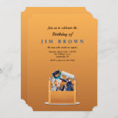 Herrenwerkzeug zum Geburtstag Einladung (Vorne/Hinten)