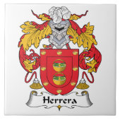 Herrera-Familienwappen Fliese (Vorderseite)