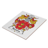 Herrera-Familienwappen Fliese (Seite)