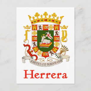 Herrera Shield of Puerto Rico Postkarte