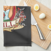 Herrin des Grills für Frauen, die Liebe zum Grille Geschirrtuch (Viertel Falte)