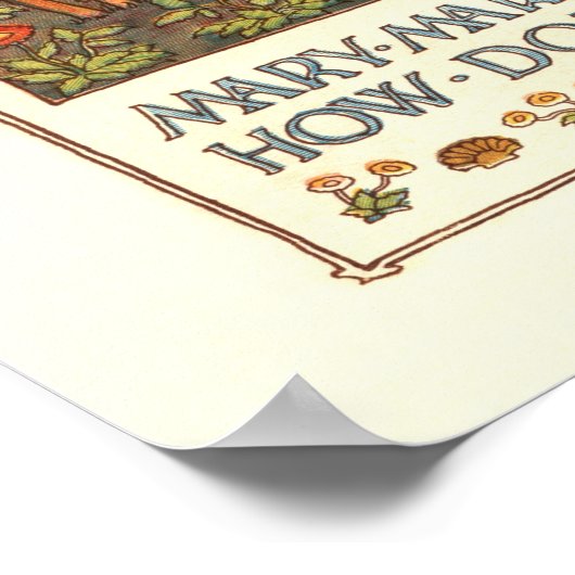 "Herrin Mary" Poster (Ecke)