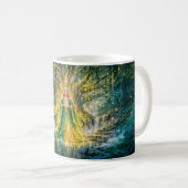 Herrin unter dem Weltenbaum – Fantasy Magie Ar Kaffeetasse (VorderseiteRechts)