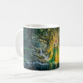 Herrin unter dem Weltenbaum – Fantasy Magie Ar Kaffeetasse (Vorderseite Links)