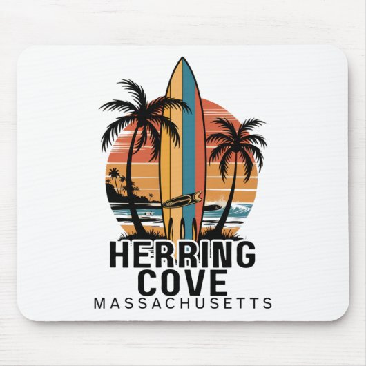 Herring Cove Beach Machusetts Surfen Surfer _1 Mousepad (Vorne)