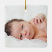 Herringbone Band 1. Weihnachtsschmuck - Crimson (Rückseite)