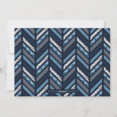Herringbone Band Holiday Card - Denim Feiertagskarte (Rückseite)