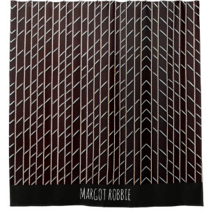 Herringbone geflochtene Flechte Beige Minimal Must Duschvorhang