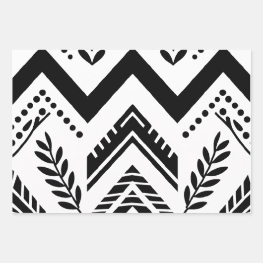 Herringbone Harmony Geschenkpapier Set (Vorderseite 3)