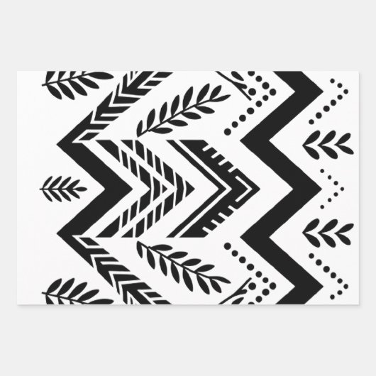 Herringbone Harmony Geschenkpapier Set (Vorderseite 2)