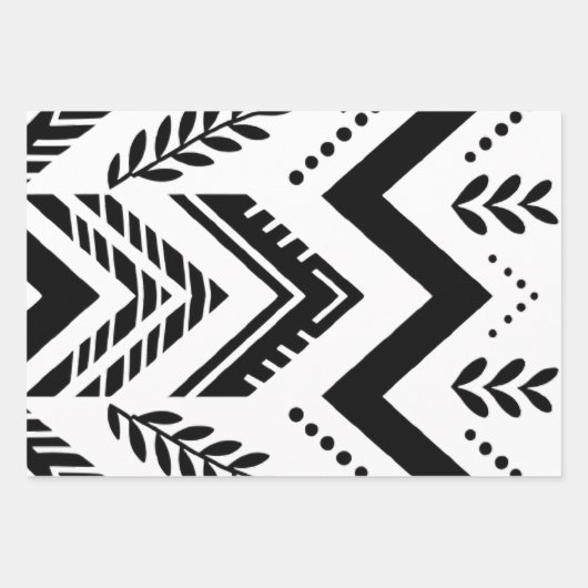 Herringbone Harmony Geschenkpapier Set (Vorderseite)