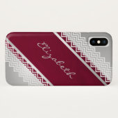 Herringbone Lace Personalisiert Case-Mate iPhone Hülle (Rückseite (Horizontal))