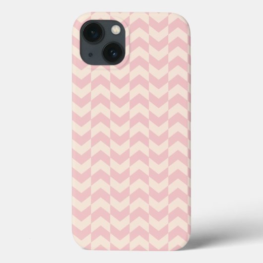Herringbone-Muster Blush Pink-iPad Air Hüllen (Rückseite)