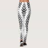 Herringbone-Muster für Wohngestaltung. Leggings (Rückseite)