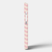 Herringbone-Muster, rosa iPad-Gehäuse Case-Mate iPhone Hülle (Rückseite / Links)