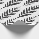 Herringbone nahtlos Muster für Wohngestaltung-Idee Geschenkpapier (Ecke)