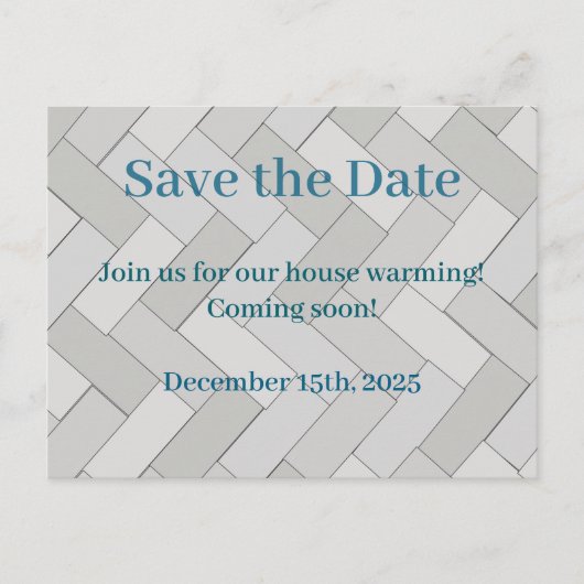 Herringbone Postkarte (Vorderseite)