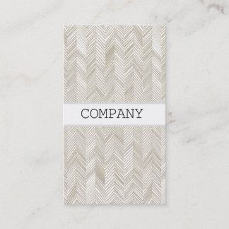Herringbone stripe visitenkarte