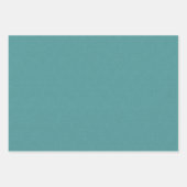 Herringbone tweed-Effekt einfach Spaß aquamarin Geschenkpapier Set (Vorderseite 3)