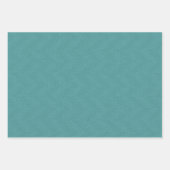Herringbone tweed-Effekt einfach Spaß aquamarin Geschenkpapier Set (Vorderseite 2)