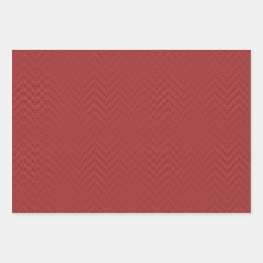 Herringbone tweed Effekt klassische rote Weihnacht Geschenkpapier Set (Vorderseite 3)