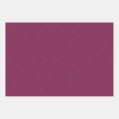 Herringbone-Tweed-Effekt Maulbeere Weihnachten Geschenkpapier Set (Vorderseite 2)