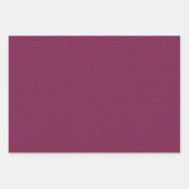 Herringbone-Tweed-Effekt Maulbeere Weihnachten Geschenkpapier Set (Vorderseite)