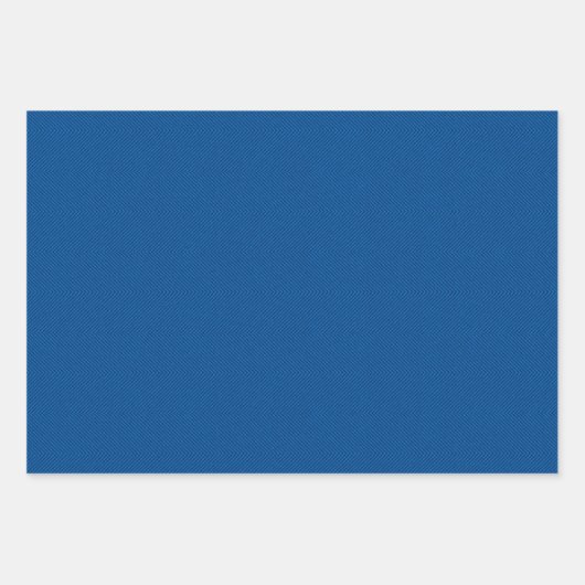 Herringbone Tweed einfache Klassik hell blau Geschenkpapier Set (Vorderseite 2)