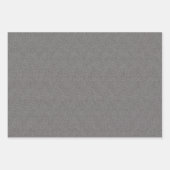 Herringbone-Tweed-Klassiker Schwarz-weiß Geschenkpapier Set (Vorderseite)