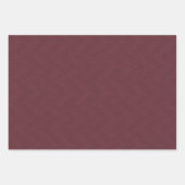 Herringbone Tweed klassische Maronröte Weihnachten Geschenkpapier Set (Vorderseite 2)